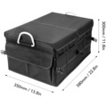 Folding Car Trunk Organizer Waterproof Car Boot Organiser Multi 1680d Oxford Cloth Pockets 60L Car Storage Bags